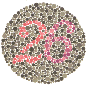 blue yellow color blindness test